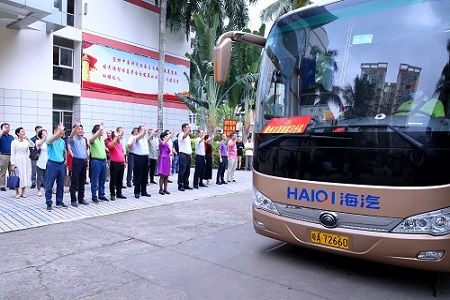 海南师范大学655名实习生分赴海南12个市县顶岗支教