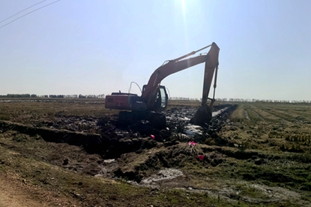 洪河农场格田改造 为农业高质量发展绘好“蓝图”