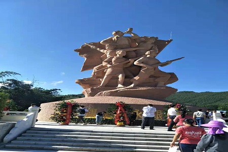 海南白沙县隆重举行“白沙起义第一枪”旧址纪念园落成庆典