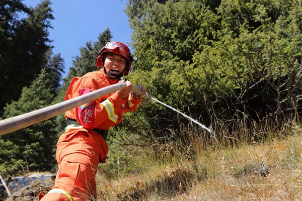 直赴“火场”  直面问题  巴州森林消防支队提升战斗力