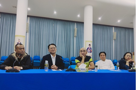 台湾经贸考察团：要在海南打造海峡两岸武术文化交流中心