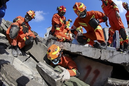 海南省消防救援总队开展地震灾害救援跨区域拉动演练