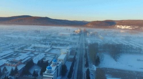 黑龙江冷到&ldquo;冒白烟&rdquo; 呼中镇最低气温达-44.5℃