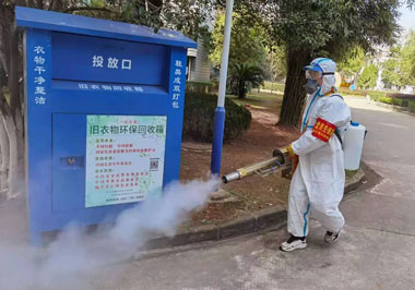 消杀无死角  防疫全覆盖----湖北黄石市十五冶社区做好年前防疫工作