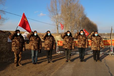 龙江县退役军人基干民兵共守美丽家园