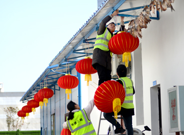 工地年味浓 留住“农民工”