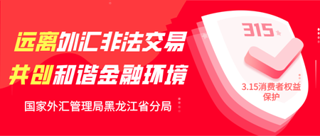 国家外汇管理局黑龙江省分局积极开展315公益宣传活动