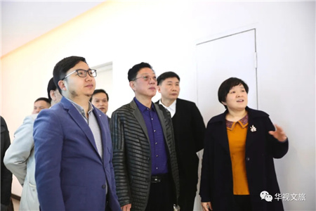 湖北省文化产业商会莅临华视集团参观考察