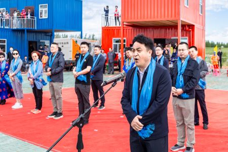 黑龙江讷河市第28届鄂温克族瑟宾节暨民族风情游活动开幕