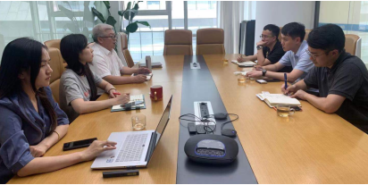 江苏太仓浏河镇有关负责人到访中经联播双招双引服务中心