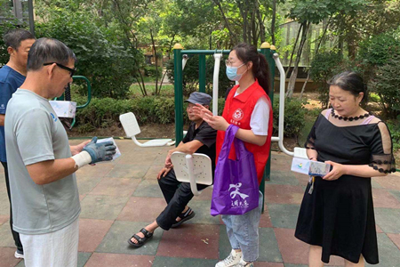 沈阳大东区东站街道铂悦社区开展 “文明创建我知晓、我先行”有奖答题活动