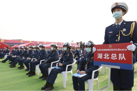 全国火调比武团体赛 湖北参赛队齐心协力迎“团战”