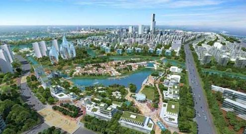 盐碱荒滩变身“生态绿洲” 中新天津生态城绿化面积五年翻一倍