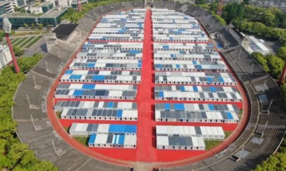 【抗击疫情 央企行动】中交援建上海江湾体育场集中隔离点竣工交付