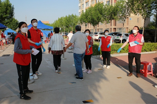 大港油田科研工作者志愿服务队助力天津滨海新区疫情防控