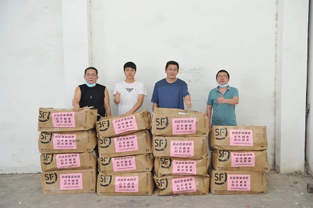 抗疫一线|北京聚宇能捐赠91万爱心防疫物资支援海南抗疫