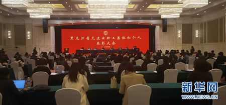 黑龙江省先进女职工集体和个人表彰大会在哈尔滨召开