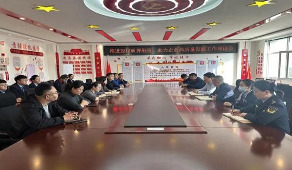 ​阿拉善高新区平安办力推股权质押融资，助力企业高质量发展