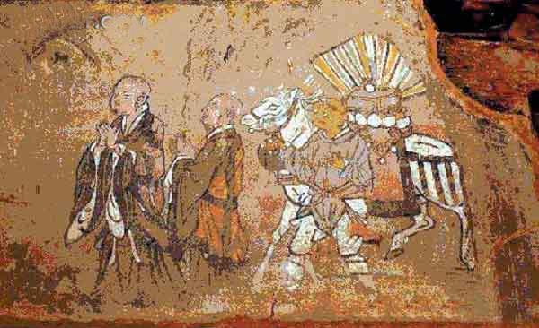 敦煌壁画现中国最早玄奘取经图 揭秘西行17年艰苦历程