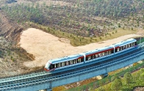 中国首条中低速磁浮铁路或下月初试跑