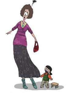 妈妈的苦恼：孩子总是黏着我