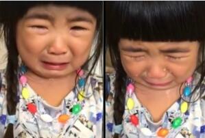 曹格6岁女儿飙出四行泪