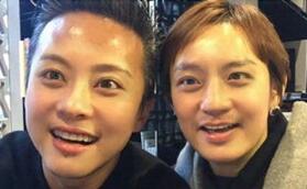 邓超晒与孙俪“换脸”照 网友：夫妻脸最高境界