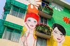 杭州老房子变身花园洋楼 彩绘美女搬上墙
