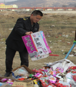 甘肃朱店镇食药监所开展食品药品安全宣传活动