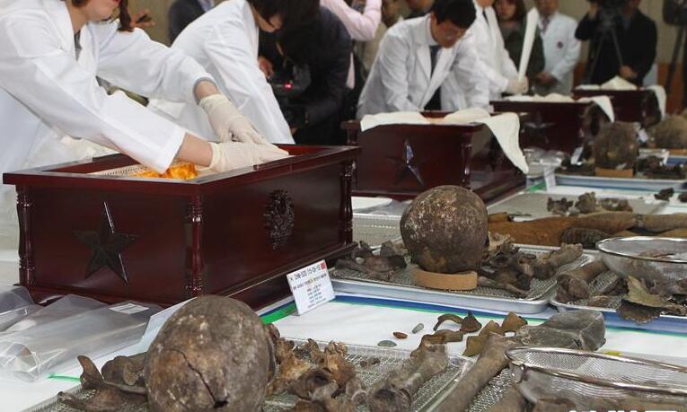 中韩启动第三批在韩中国志愿军烈士遗骸装殓工作