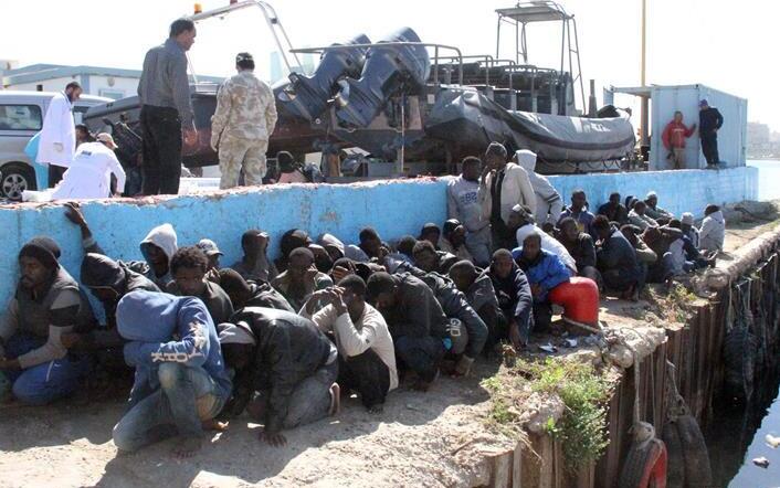 利比亚海岸警卫队救起115名非法移民