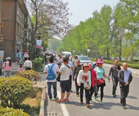 洛阳龙门景区检票口在3公里外 游客进园路迢迢