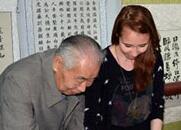 观书画写书法俄罗斯留学生体验中国文化