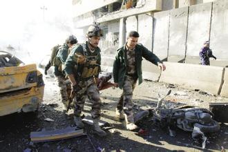 伊拉克军警骑台湾巡逻车视察IS手中夺回的失土