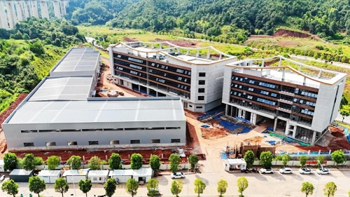 中建集团对口支援项目——长汀加楷科技产业园建设进入冲刺阶段