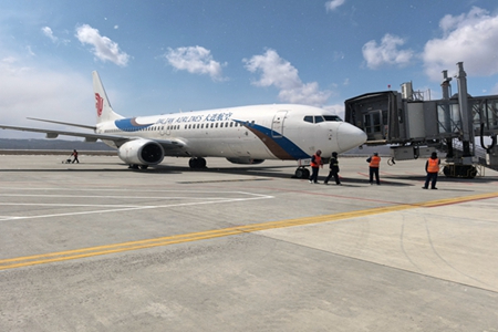 本月10日起绥东机场开通至大连至广州航线