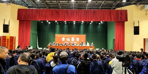 &ldquo;杏坛墨香&rdquo;刘成龙书法作品展在湖南省邵东市第一实验学校开幕