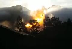 湖北恩施天然气管道发生爆炸 已致2死3伤(图)