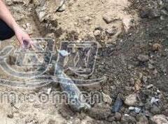 男子在工地上挖出一枚炮弹 险&ldquo;吓尿&rdquo;