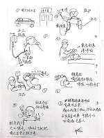 麻醉师为聋哑病人漫画手术流程 走红朋友圈(图)