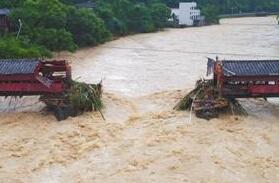 受台风影响 闽浙4座&ldquo;国宝级&rdquo;古廊桥被冲毁