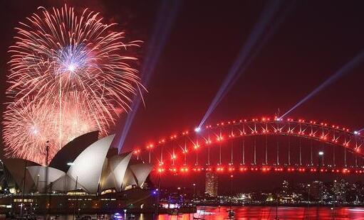 全球各地焰火迎新年