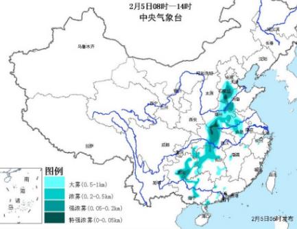 气象台发布黄色预警：局地能见度低于50米特强浓雾
