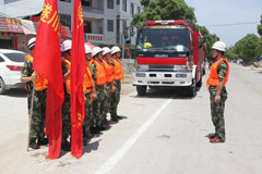 遂川大队开展冲锋舟训练 积极备战汛期抗洪抢险工作