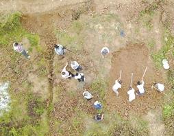 为寻远征军老兵墓 高速工程停工三天