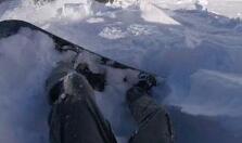 男子滑雪引发雪崩上演&ldquo;生死时速&rdquo; 过程堪称大片