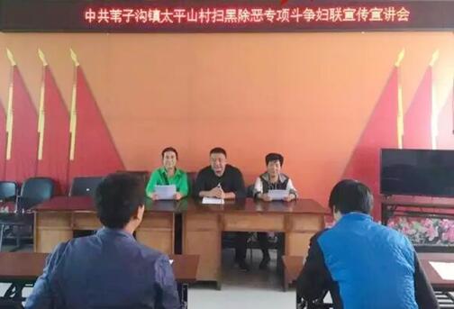 辽宁省彰武县妇联开展&ldquo;扫黑除恶&rdquo;宣传活动