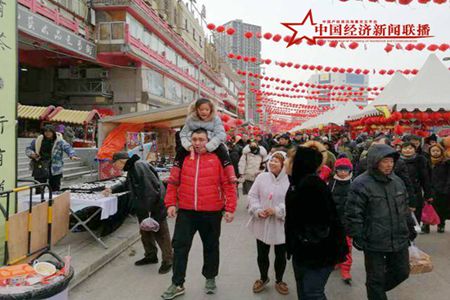 沈阳新春庙会色彩纷呈