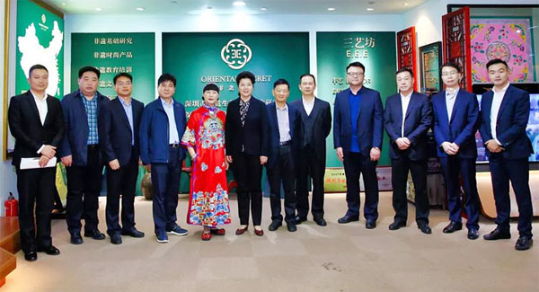 江苏沛县县委书记李淑侠率队视察调研非遗生活