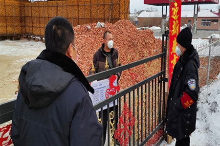 七台河长兴乡：特殊时期严防控 农民售粮有保障